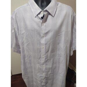 New Synrgy Men’s 3XLT Button Down Shirt NWT Light Purple Preppy Modern Casual